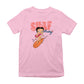 Betty Boop Surf Betty Riding Orange Board Kids T-Shirt