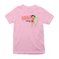 Betty Boop Surf Pale Green Board Pose Kids T-Shirt