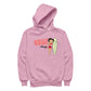 Betty Boop Surf Pale Green Board Pose Women's Hooded Sweatshirt