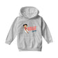 Betty Boop Surf Red Stripe Board Kids Hooded Sweatshirt
