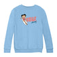 Betty Boop Surf Red Stripe Board Kids Sweatshirt