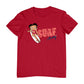 Betty Boop Surf Red Stripe Board Men's T-Shirt