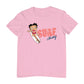 Betty Boop Surf Red Stripe Board Men's T-Shirt