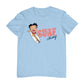 Betty Boop Surf Red Stripe Board Men's T-Shirt