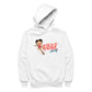 Betty Boop Surf Red Stripe Board Women's Hooded Sweatshirt