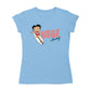 Betty Boop Surf Red Stripe Board Women's T-Shirt