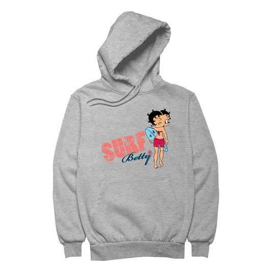 Betty Boop Surf Wink Women's Hooded Sweatshirt
