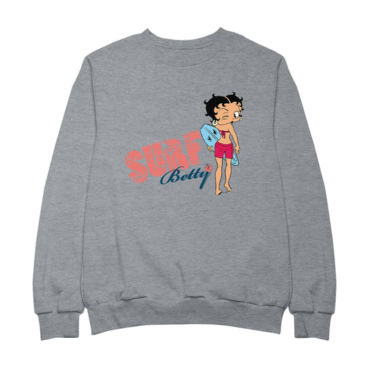 Betty Boop Surf Wink Women's Sweatshirt