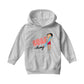 Betty Boop Surf Board Pose Kids Hooded Sweatshirt