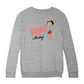Betty Boop Surf Board Pose Kids Sweatshirt