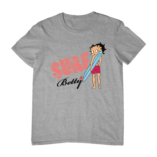 Betty Boop Surf Board Pose Men's T-Shirt