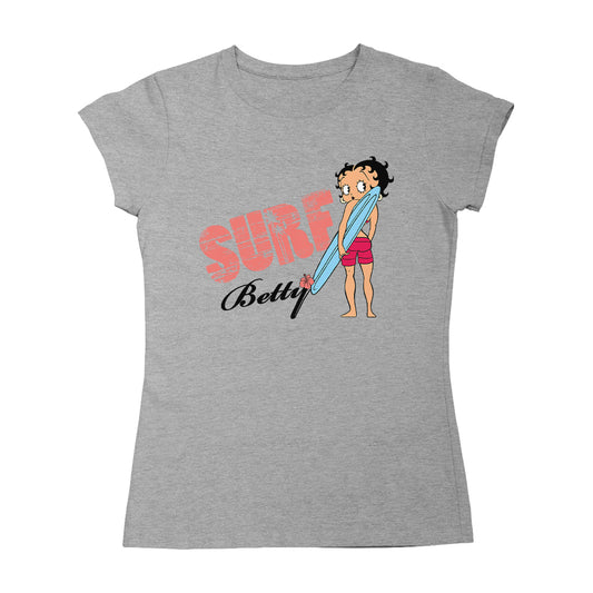 Betty Boop Surf Board Pose Women's T-Shirt