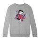 Betty Boop UK Union Flag Dress Kids Sweatshirt