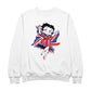 Betty Boop UK Union Flag Dress Men's Sweatshirt