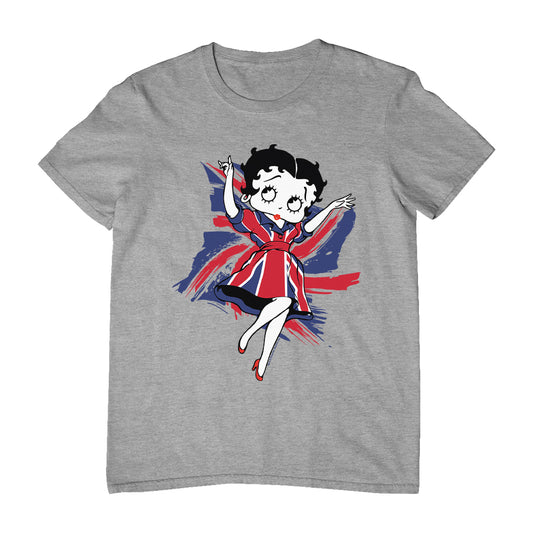 Betty Boop UK Union Flag Dress Men's T-Shirt
