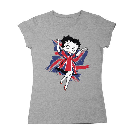 Betty Boop UK Union Flag Dress Women's T-Shirt