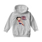 Betty Boop UK Union Jack Flag Clothing Kids Hooded Sweatshirt