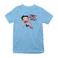 Betty Boop UK Union Jack Flag Clothing Kids T-Shirt