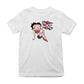 Betty Boop UK Union Jack Flag Clothing Kids T-Shirt