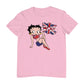 Betty Boop UK Union Jack Flag Clothing Men's T-Shirt