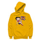 Betty Boop UK Union Jack Flag Clothing Women's Hooded Sweatshirt