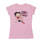 Betty Boop UK Union Jack Flag Clothing Women's T-Shirt