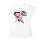 Betty Boop UK Union Jack Flag Clothing Women's T-Shirt