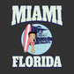 Betty Boop Miami Florida Surf Scene Kids T-Shirt