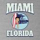 Betty Boop Miami Florida Surf Scene Men's Hooded Sweatshirt