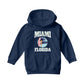 Betty Boop Miami Florida Surf Scene Kids Hooded Sweatshirt