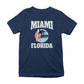 Betty Boop Miami Florida Surf Scene Kids T-Shirt