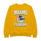 Betty Boop Miami Florida Surf Scene Men's Sweatshirt