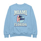 Betty Boop Miami Florida Surf Scene Men's Sweatshirt