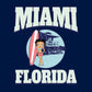 Betty Boop Miami Florida Surf Scene Kids T-Shirt