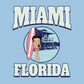Betty Boop Miami Florida Surf Scene Kids T-Shirt