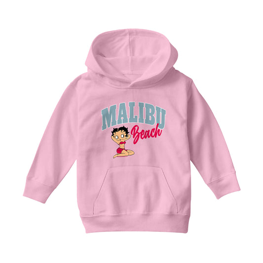 Betty Boop Malibu Beach Kids Hooded Sweatshirt