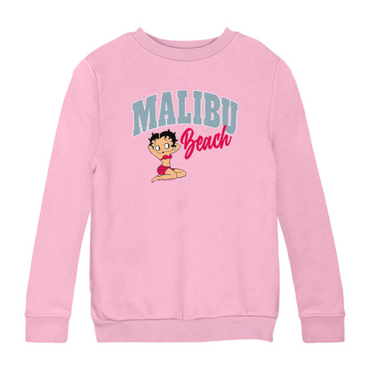 Betty Boop Malibu Beach Kids Sweatshirt