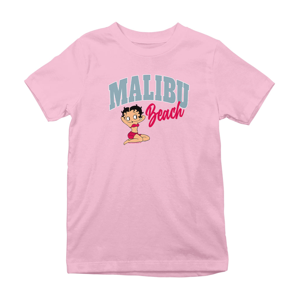 Betty Boop Malibu Beach Kids T-Shirt