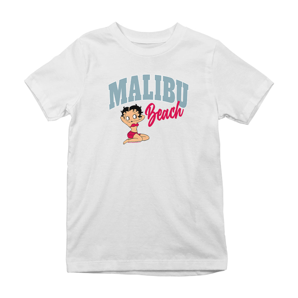 Betty Boop Malibu Beach Kids T-Shirt