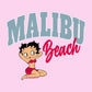 Betty Boop Malibu Beach Men's Hooded Sweatshirt