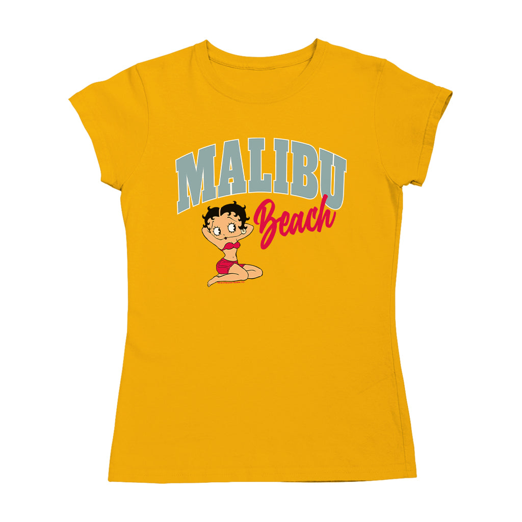 Betty Boop Malibu Beach Women's T-Shirt