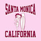 Betty Boop Santa Monica California Surf Kids T-Shirt