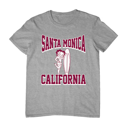 Betty Boop Santa Monica California Surf Men's T-Shirt