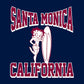 Betty Boop Santa Monica California Surf Women's Sweatshirt