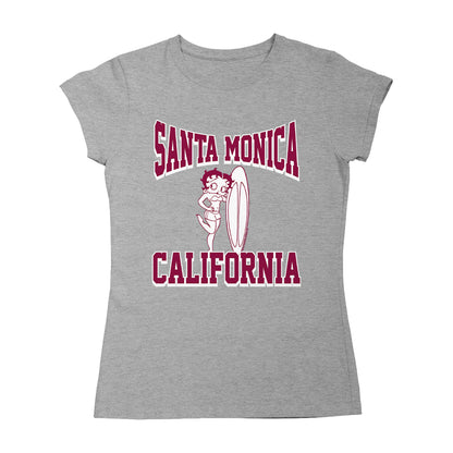 Betty Boop Santa Monica California Surf Women's T-Shirt