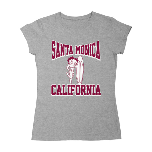 Betty Boop Santa Monica California Surf Women's T-Shirt