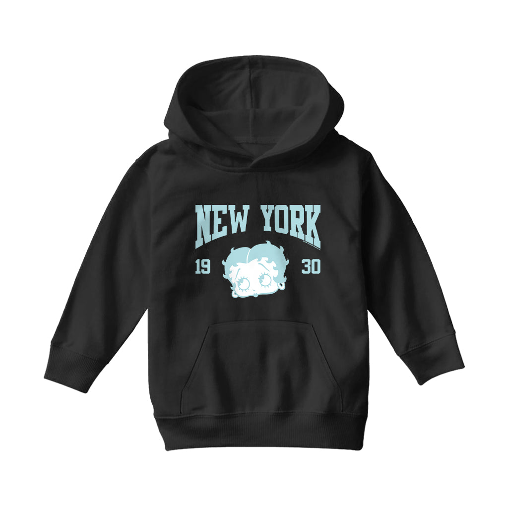 Betty Boop New York 1930 Kids Hooded Sweatshirt