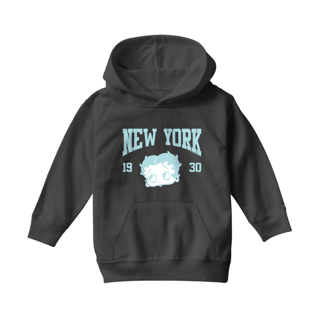 Betty Boop New York 1930 Kids Hooded Sweatshirt