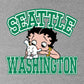 Betty Boop Pudgy Seattle Washington Women's Sweatshirt