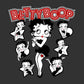 Betty Boop Hearts And Stars Poses Men's Hooded Sweatshirt